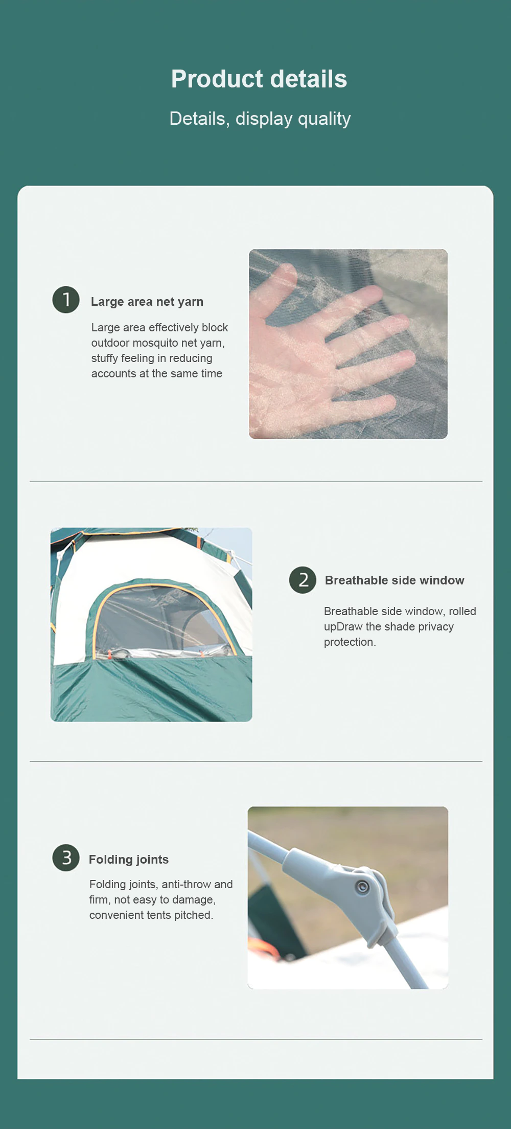 Cheap Goat Tents Automatic Camping Tent For Outdoor Camping Hiking Hexagon Tent Waterproof Big Space Travel Tent Hight Quality Camping Shelters   